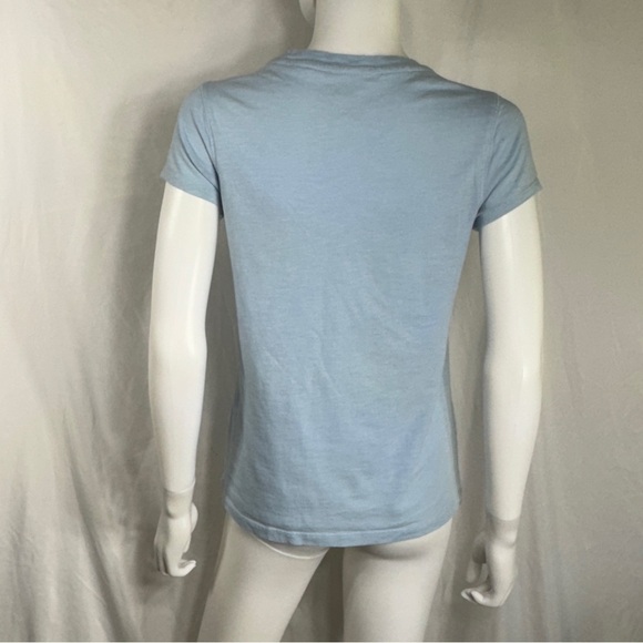 Universal Threads Ladies Fitted “Mercury’s Got Nothing On Me” Light Blue Tee - Picture 3 of 7